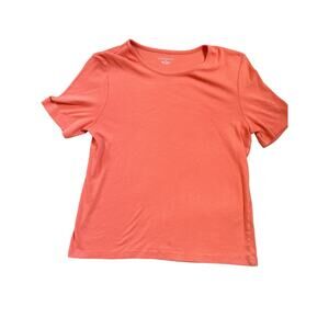 Appleseed's Ladies Orange T shirt size M Medium